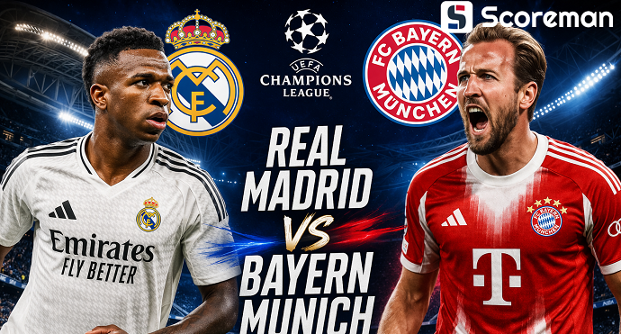 4월8일 챔피언스리그 - 레알 마드리드 VS 바이에른 뮌헨 해외축구 분석 프리뷰